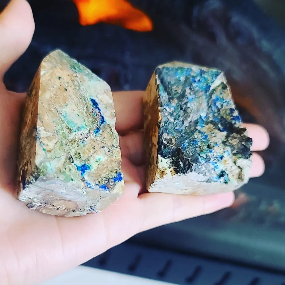 Azurite Crystal points - Picture 5 of 5